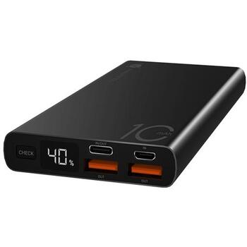 Navitel PWR10 AL Black, 10000mAh, 3.7V, 22,5W, USB-C 5V 2,6A, 9V 2A, 12V 1,5A, USB-Ax2 5V 3A, 9V 2A, 12V 1,5A, Mikro USB 5V 2A (PWR10 AL Black)