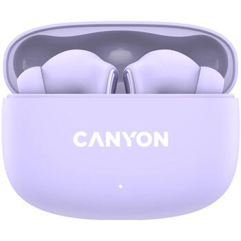 Беспроводные TWS наушники с Bluetooth соединением OnGo 9 Фиолетовые CNS-TWS9P CANYON (CNS-TWS9P)