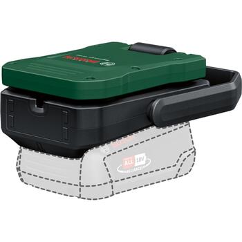 Bosch EasySpotLight 18V-400 06039A1200 светодиодный фонарь, 18В, 400 лм, 3 уровня, теплый/холодный свет, USB-C power bank (06039A1200)