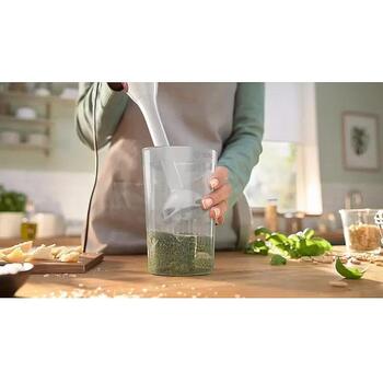 Bosch Ручной блендер MSM 64010, 450 W, 1.4 m, 0.9 kg, 2 скорости, Турбо режим, Белый, Красный (MSM64010)