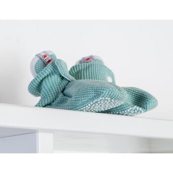 Lodger SLC 080_3-6, хлопковые тапочки, 3-6m, Silt Green, 100% хлопок, на пуговицах, унисекс, все сезоны (SLC 080_3-6)