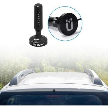 Shark Aktīvā TV antena SHA301CAR, 5m, 5V DC, 25–35 dBi, UHF 470–862 MHz, LTE filtrs, korozijizturīga (SHA301CAR)