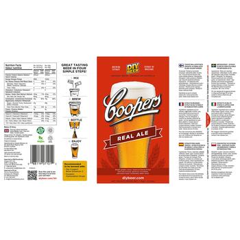 Browin alus koncentrāts 407330, 1,7kg, 23l, gaišais Real Ale, vidējs rūgtums, miežu alus (407330)