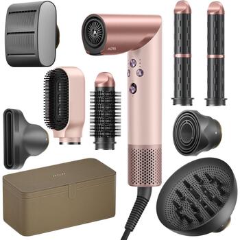 Mova устройство для укладки волос Master 10 AMMA10 Sakura Pink, 1600 Вт, 220-240 В, 2.8 м, 110000 об/мин, 55 м/с (AMMA10 Sakura Pink)