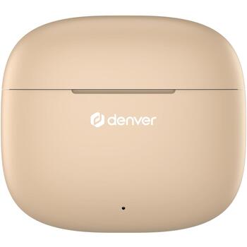 Denver Беспроводные наушники TWE-48 Nude 111191120520, 4,3г, 20Гц-20кГц, Bluetooth V5.3, HFP, HSP, A2DP, AVRCP (111191120520)