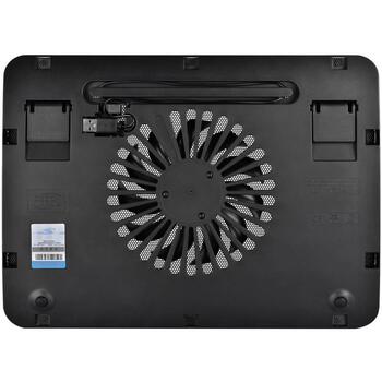 Deepcool Piezīmjdatora dzesētājs WIND PAL MINI DP-N114L-WDMI, 575g, 140mm ventilators, 1000rpm, USB, saderīgs ar 15,6