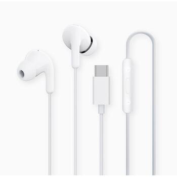 Xiaomi Austiņas BHR8931GL, 1,25m, USB-C, balta, trīs pogu vadība, HD mikrofons, izturīgs kabelis (BHR8931GL)