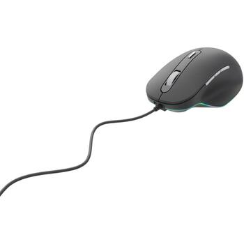 Gembird USB datorpele MUS-6B-02, 3600 DPI, 6 pogas, ergonomisks dizains, LED apgaismojums (MUS-6B-02)