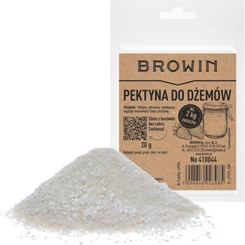 Browin 410044, 20г, желирующее средство для варенья, цитрусовый пектин, амидированный, без консервантов (410044)