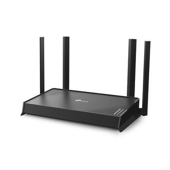TP-Link Archer BE220 беспроводной маршрутизатор Wi-Fi 7 Dual-Band до 3600 Mbps EasyMesh HomeShield 4× антенны 1× WAN 4× LAN Gigabit Чёрный (ARCHER BE220)