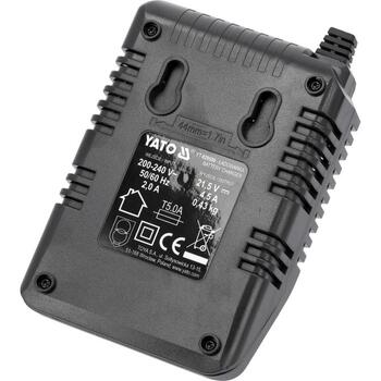 Yato Lādētājs YT-828500, 18V, 4.5A, Li-Ion, 200-240V, 50/60Hz, IPX0, II klase, Uzlādes indikators (YT-828500)