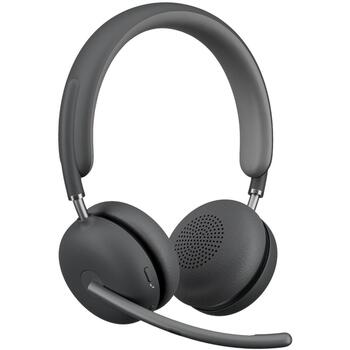 Logitech Zone Wireless 2 981-001311, austiņas, Bluetooth 5.2, 40mm, ANC, 5 mikrofoni, 15h sarunas, 22h atskaņošana, 50m, USB-C (981-001311)