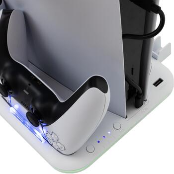 White Shark Игровой аксессуар KIMURA-2, 5 DC/3 A, 4500/4700/5000 RPM, 1xUSB A, Type-C, 0,23m, 15 дисковое хранение (KIMURA-2)
