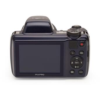 Kodak Цифровая камера AZ528 BLUE, 16 МП, 52x оптическое увеличение, 3,0 дюйма LCD, Wi-Fi, 1100 мАч аккумулятор (AZ528 BLUE)