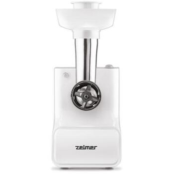 Zelmer ZMM3512B мясорубка, 70505756P, 1500 Вт, 2 диска, 2 насадки, 1 скорость, 2 кг/мин, реверс, корпус металл/технополимер (70505756P)