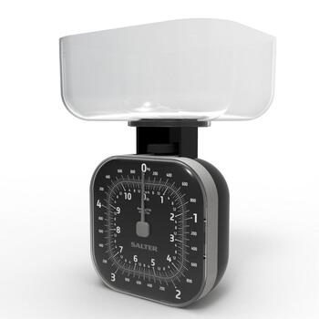 Salter Кухонные весы 124 BKSVDR, 5кг x 25г, 1.3л чаша, 123мм циферблат, Метрические и имперские единицы (124 BKSVDR)