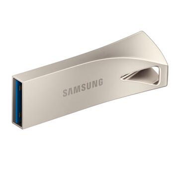 Samsung MUF-256BE3/APC BAR Plus USB-накопитель 256 GB USB 3.1 Gen 1 до 400 MB/s чтение USB-A Silver (MUF-256BE3/APC)