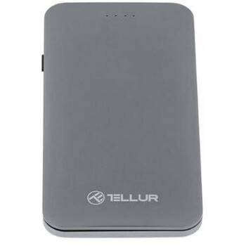 Tellur Power Bank QC 3.0 Быстрая Зарядка TLL158131, 5000mAh, 1xUSB QC 3.0, 2ч время зарядки, компактный дизайн (TLL158131)