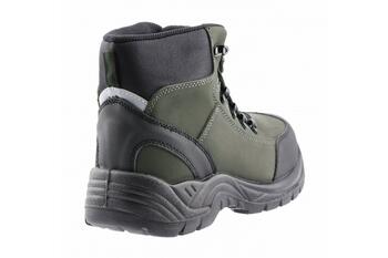 Hogert HT5K562-45 aizsargzābaki, S3, SRC, 45.izm., nubuka āda, PU zole, kompozīta purngals, Kevlar pretduršanas ieliktnis (HT5K562-45)