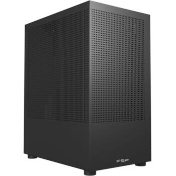 Fsp корпус S110-B, Micro ATX, Mini-ITX, 4x слотов расширения, 1x USB 3.0, 2x USB-A, аудиовыход, микрофон, черный (S110-B)