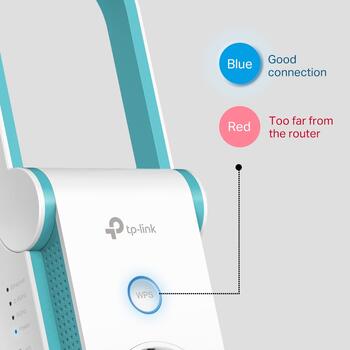 AC1200 Wi-Fi расширитель диапазона с AC проходом, TP-Link, RE365, 300Mbps, 867Mbps, 1 10/100 RJ45 порт (RE365)