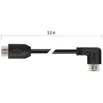 Emos Ātrgaitas HDMI kabelis S10510, 5 m, 18 Gbit/s, 4K, Ethernet, ARC, 3D atbalsts (S10510)