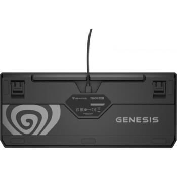 Genesis Thor 230 TKL mehāniskā spēļu klaviatūra NKG-2163, 87 taustiņi, Outemu Panda, RGB LED, 3000 mAh, USB Type-C, 2.4 GHz (NKG-2163)