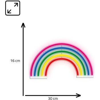 Manta Освещение SNL33MTT, 5W, 30см, 16см, 3xAA, USB, 5V, пластик, 2м, встроенный LED, радуга (SNL33MTT)