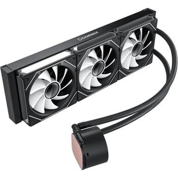 Gamemax procesora šķidruma dzesētājs ICEBURG 360 DIGITAL BK, 58.8 cfm, 800-1800 rpm, ARGB LED apgaismojums, TDP līdz 290W (ICEBURG 360 DIGITAL BK)