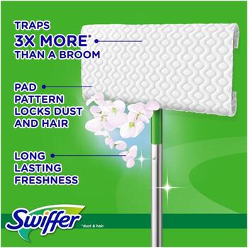 Swiffer Sweeper Starter Kit slota ar 11 salvetēm (sausas 8 gab + mitras 3 gab) (80713351)