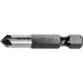 Yato urbis YT-44721, 6.3mm, 40mm, HSS, 45°, 5 asmeņi, sešstūra uzgalis, metālam, kokam (YT-44721)