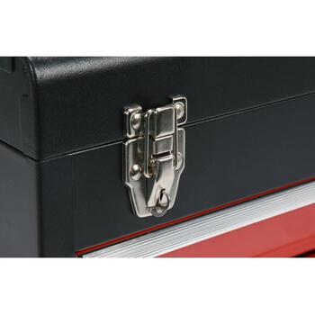 Yato Instrumentu kaste YT-08874, 218x360x520mm, 4 atvilktnes, tērauds, metāla lodīšu vadotnes, pretizslīdes rokturis (YT-08874)