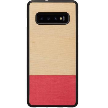 Man&Wood Чехол для смартфона M6345B, 6.4, совместим с Samsung Galaxy S10 Plus, натуральное дерево, поликарбонат (M6345B)