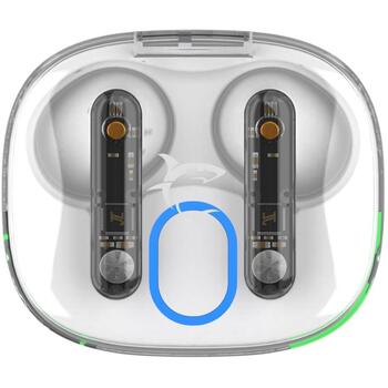 White Shark Bezvadu austiņas GEB-TWS37 HYPERBEAT-W, 13mm, 32Ω, 102dB, Bluetooth 5.3, 4h, Type-C, JL6983 (HYPERBEAT-W)