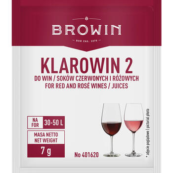 Browin винный осветлитель 401620, 7г, 30-50л, легок в использовании, видимый эффект через 7 дней (401620)