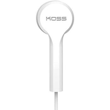 Koss Наушники KEB9iW, 16Ω, 18-20kHz, стерео, 3.5 мм, внутриканальные, микрофон, белый (192617)