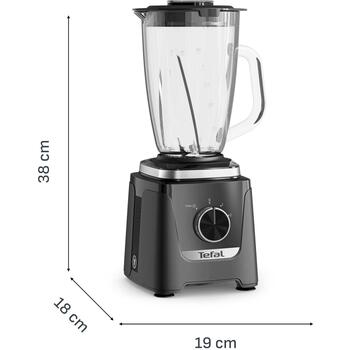 TEFAL Blendforce blenderis, 800 W, melns (BL5958F0)