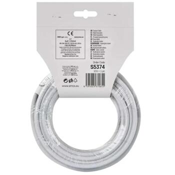 Emos Коаксиальный кабель CB130 S5374, 10 м, 75 Ом, 55 пФ/м, 40,5 кг/км, 2 экрана, алюминиевый экран (S5374)