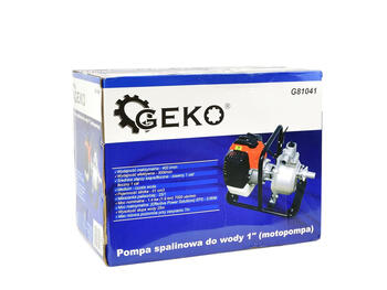 Бензиновая мотопомпа для перекачки воды 3kW 300л/мин 1дюйм 22м G81041 GEKO (G81041)
