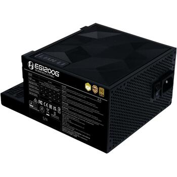 Lian Li Datora barošanas bloks EDGE GOLD 1200 G9P.EG1200G.BH00.EU, 1200W, 80 PLUS Gold, pilnībā modulārs, USB centrmezgls (G9P.EG1200G.BH00.EU)