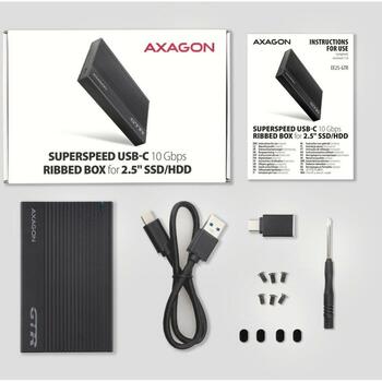 Axagon HDD корпус EE25-GTR 2,5