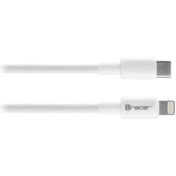 Tracer Lādētājs TRAKBK47169, 1m, USB Type C vīriešu, Lightning 8pin vīriešu, 3A, 5 vadi (TRAKBK47169)