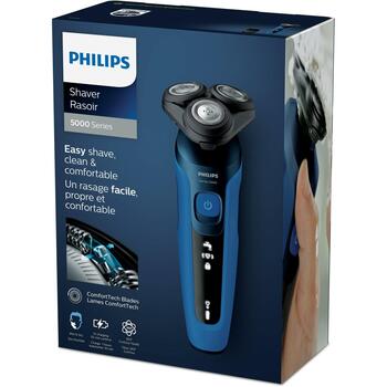 Philips Бритва S5466/17, li-ion, 60мин зарядка, 50мин время работы, 3 головки для бритья, триммер (S5466/17)