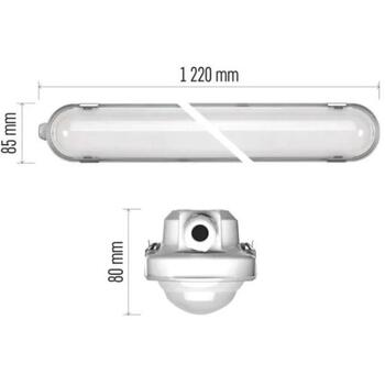 Emos LED пылезащитная лампа MISTY ZT1521E, 38W, 5600lm, IP66, 220-240V, 175mA, 120°, 50/60Hz, 50 000ч (ZT1521E)