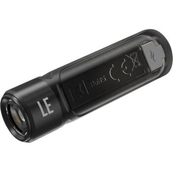 Nitecore TIKILE, Rokas lukturis, 300 lm, IP66, 1 lampa, 1 m triecienizturīgs, USB uzlāde, Li-Ion akumulators, Melns (TIKILE)