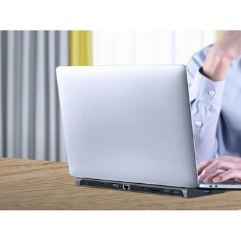 Gembird I/O адаптер USB-C на HDMI/USB3/10-в-1 A-CM-COMBO10-01, 4 USB 3.1, 1 HDMI, 1 VGA, 1 RJ45, 1 аудио, 1 кардридер (A-CM-COMBO10-01)