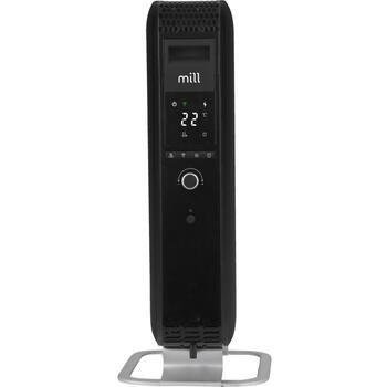 Mill Sildītājs OIL1500WIFI3 Black, 1500 W, līdz 22 m², 3 siltuma iestatījumi, WiFi, Bluetooth, termostats (OIL1500WIFI3 Black)