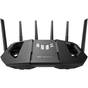 Asus беспроводной маршрутизатор TUF GAMING BE9400 9400 Мбит/с, три диапазона, 4 x 2.5G LAN, поддержка VPN, 6 антенн, черный (TUF GAMING BE9400 (TUF-BE9400))