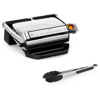 Tefal Elektriskais grils GC718D10, 2000 W, nerūsējošais tērauds/melns, 600 cm², 6 automātiskās programmas (GC718D10)
