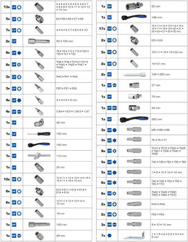 Instrumentu komplekts 172gab. BT023172 BRILLIANT TOOLS (BT023172)